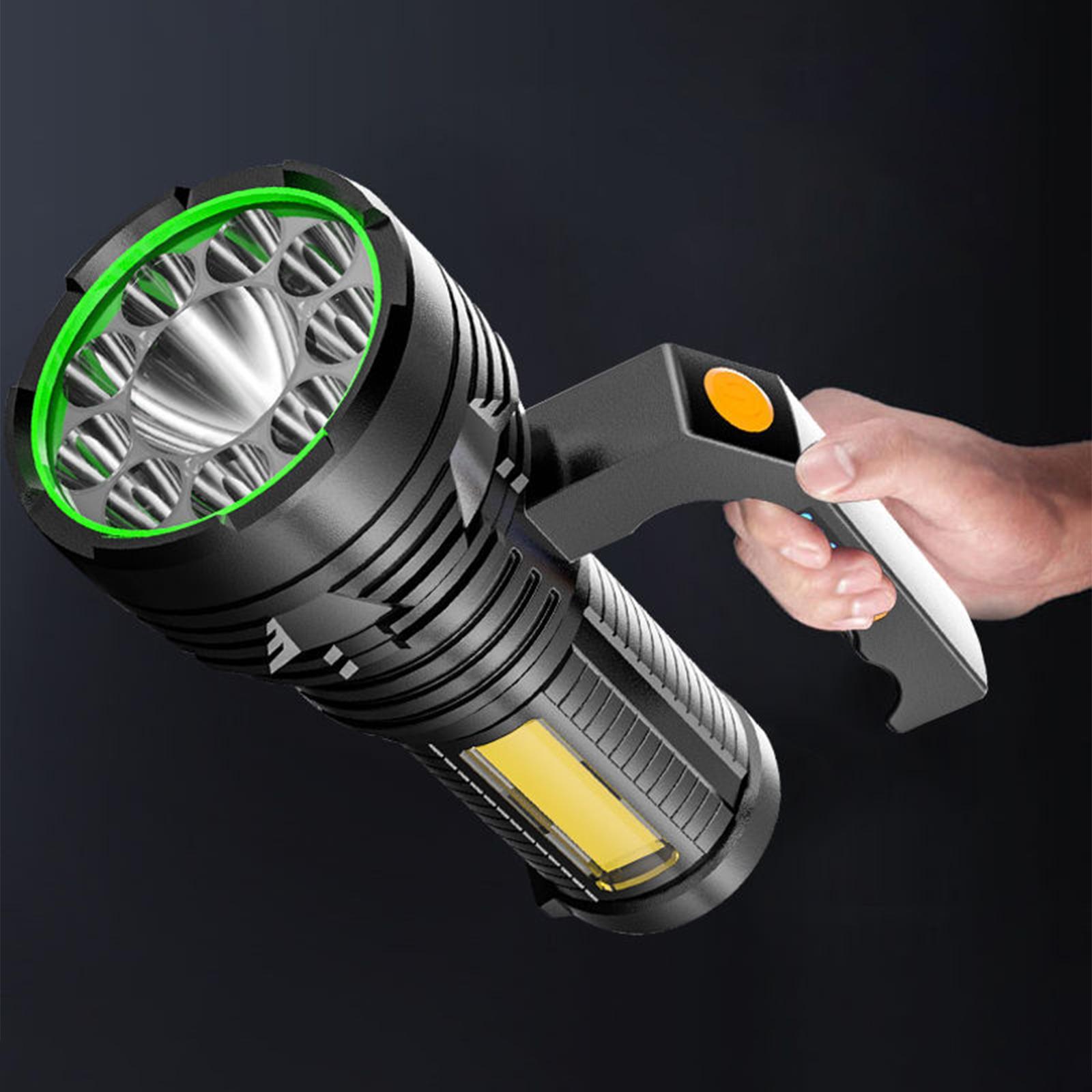 LED Flashlight  Camping  Lamp Searchlight USB Rechargeable