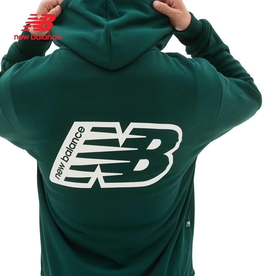 Áo khoác hoodie thời trang nam New Balance APP LIFESTYLE HOODIES M NIGHTWATCH GREEN - AMT23511NWG (form châu á)