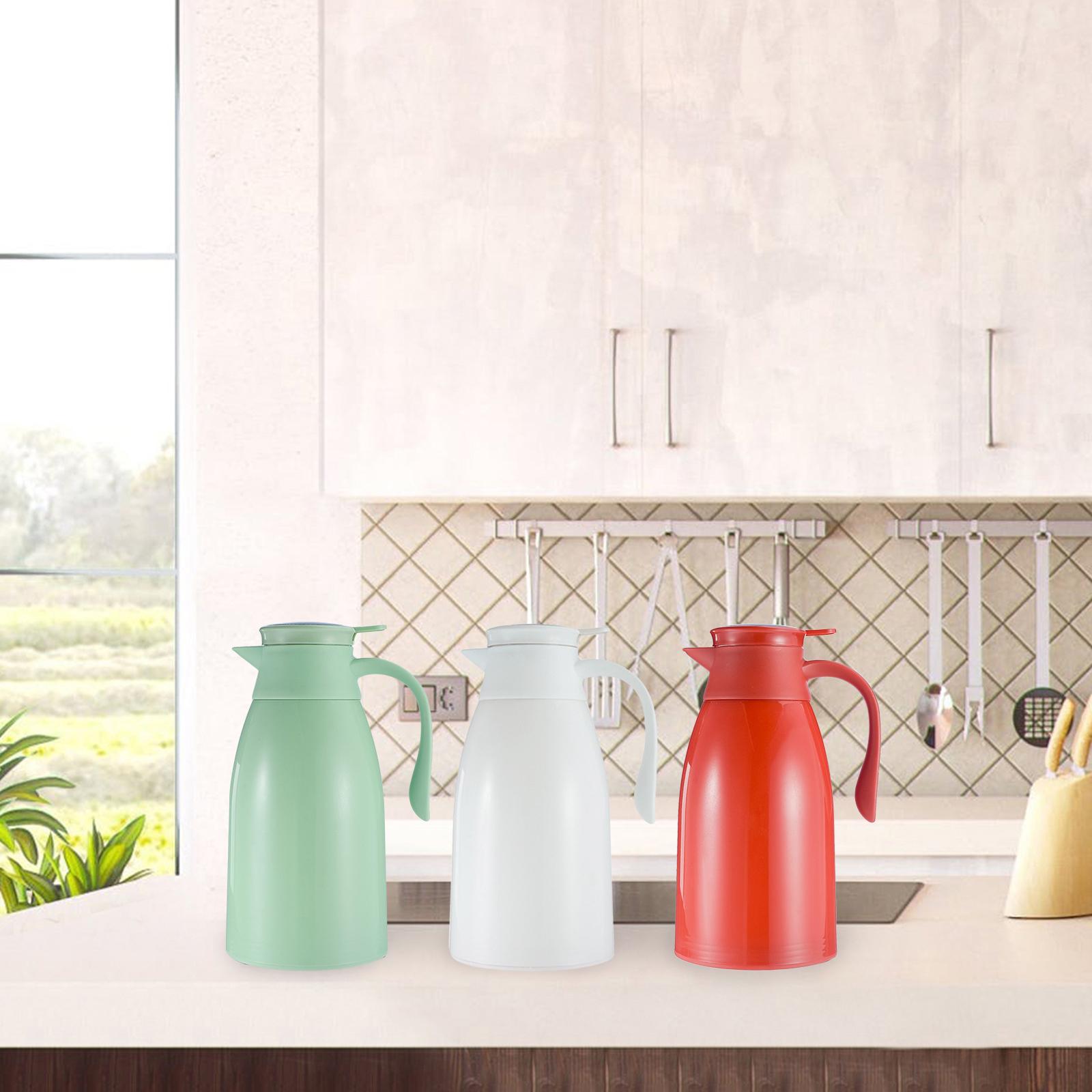 1.3L Thermal Coffee Carafe With Temperature Display Double Walled Vacuum Coffee Pot Carafe Pot Water Insulated Kettle