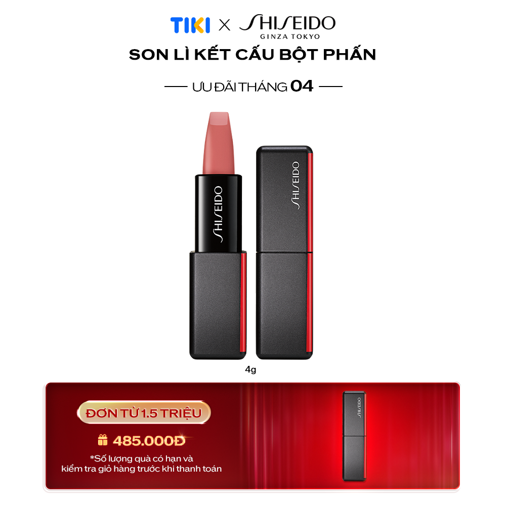 Son Lì Kết Cấu Bột Phấn Shiseido Modernmatte Powder Lipstick 14781 - 505 Peep Show 4g