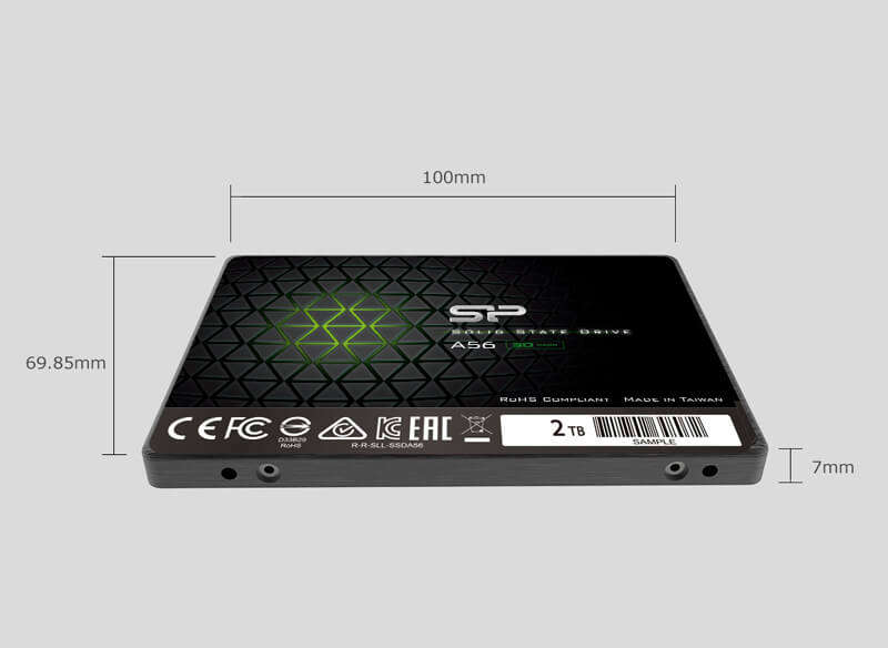 Hình ảnh Ổ cứng Silicon Power 2.5 inch SATA SSD A56 256GB - Hàng chính hãng