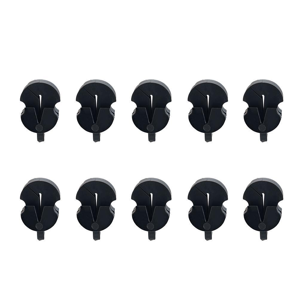 10pcs Rubber Violin Mute for 1/2 3/4 4/4 Fiddle Training Practicing