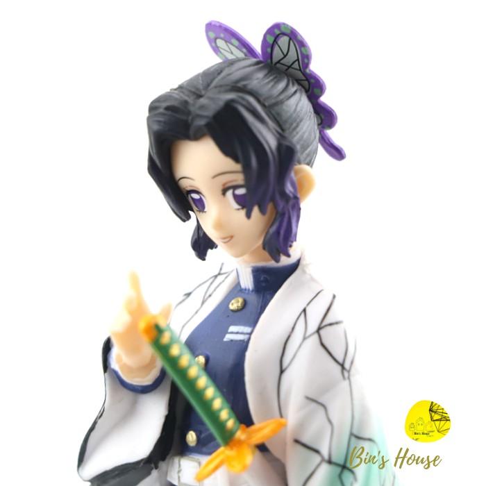 Mô Hình Nhân Vật Kochou Shinobu- Trong Truyện Kimetsu no Yaiba cao 16cm ( shop hỗ trợ gói quà)