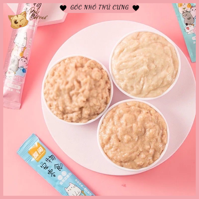 Súp thưởng cho mèo Shizuka 15gr 3 vị