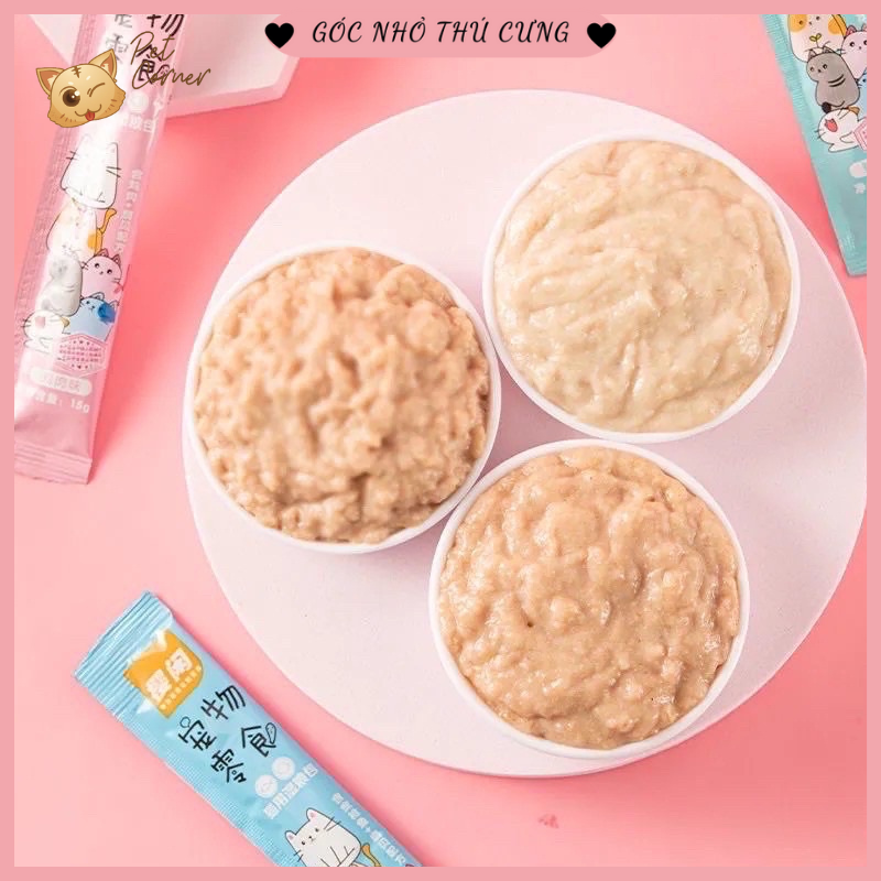 Súp thưởng cho mèo Shizuka 15gr  3 vị