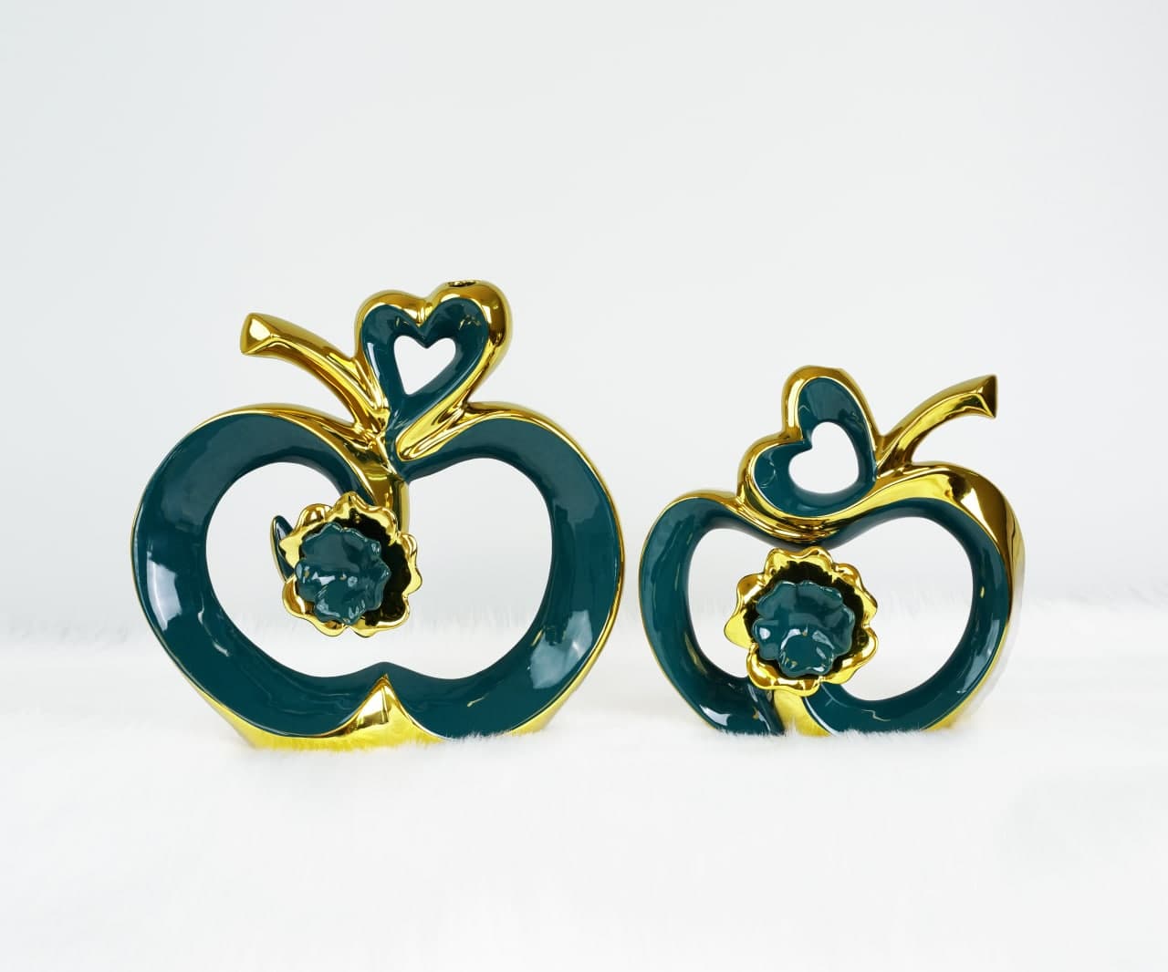 Decor Cặp Trái Táo Gốm Cao Cấp DC04