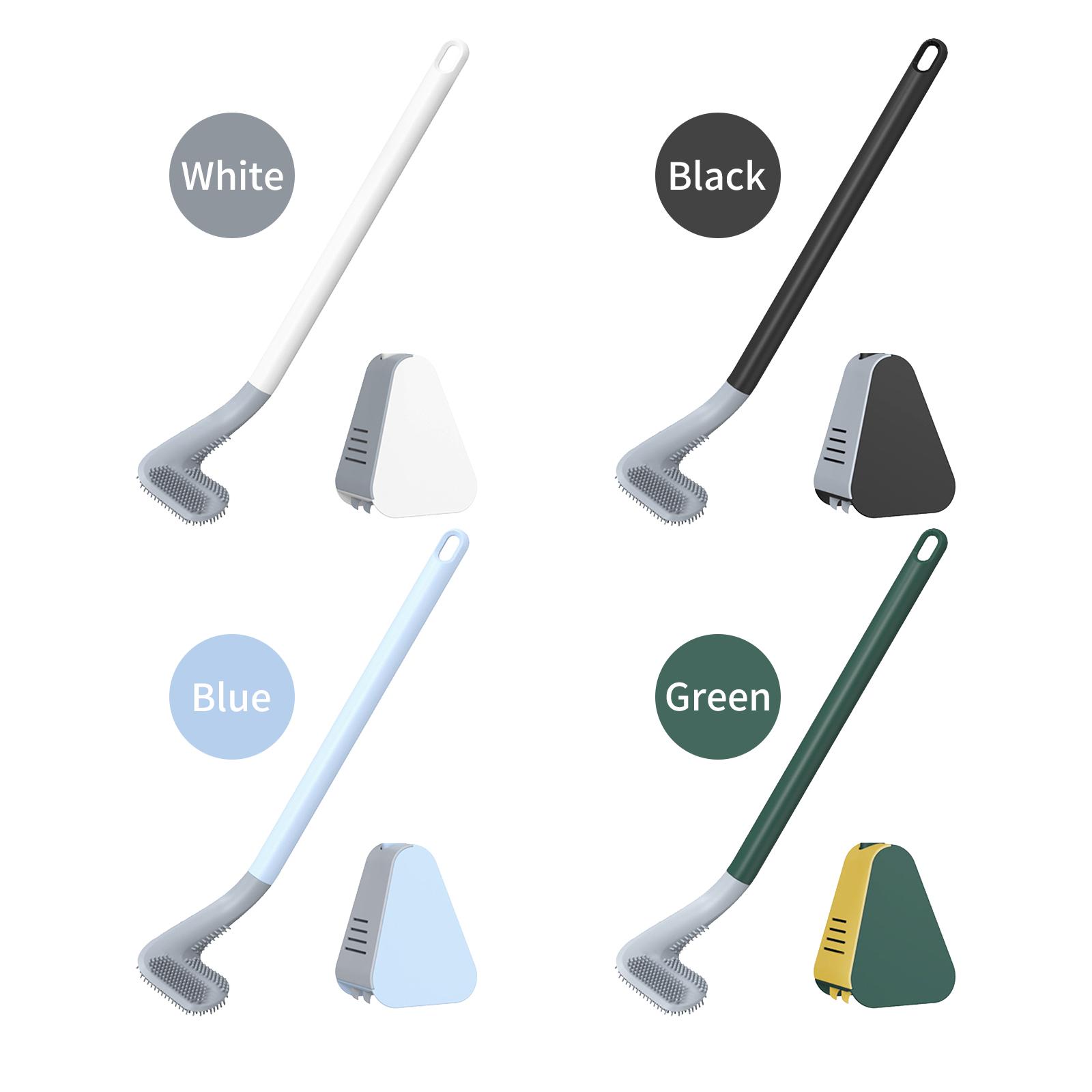 Bàn chải nhà vệ sinh có giá treo tường TPR làm sạch sâu