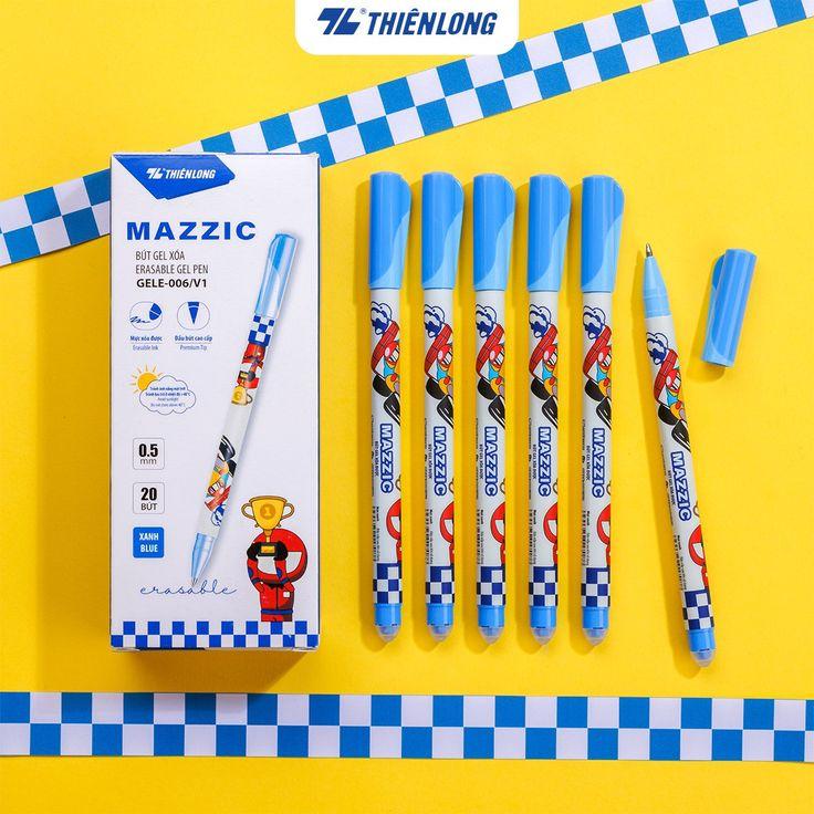 Bút Gel Xóa Được Thiên Long Mazzic GELE-006/V1 - Màu Xanh