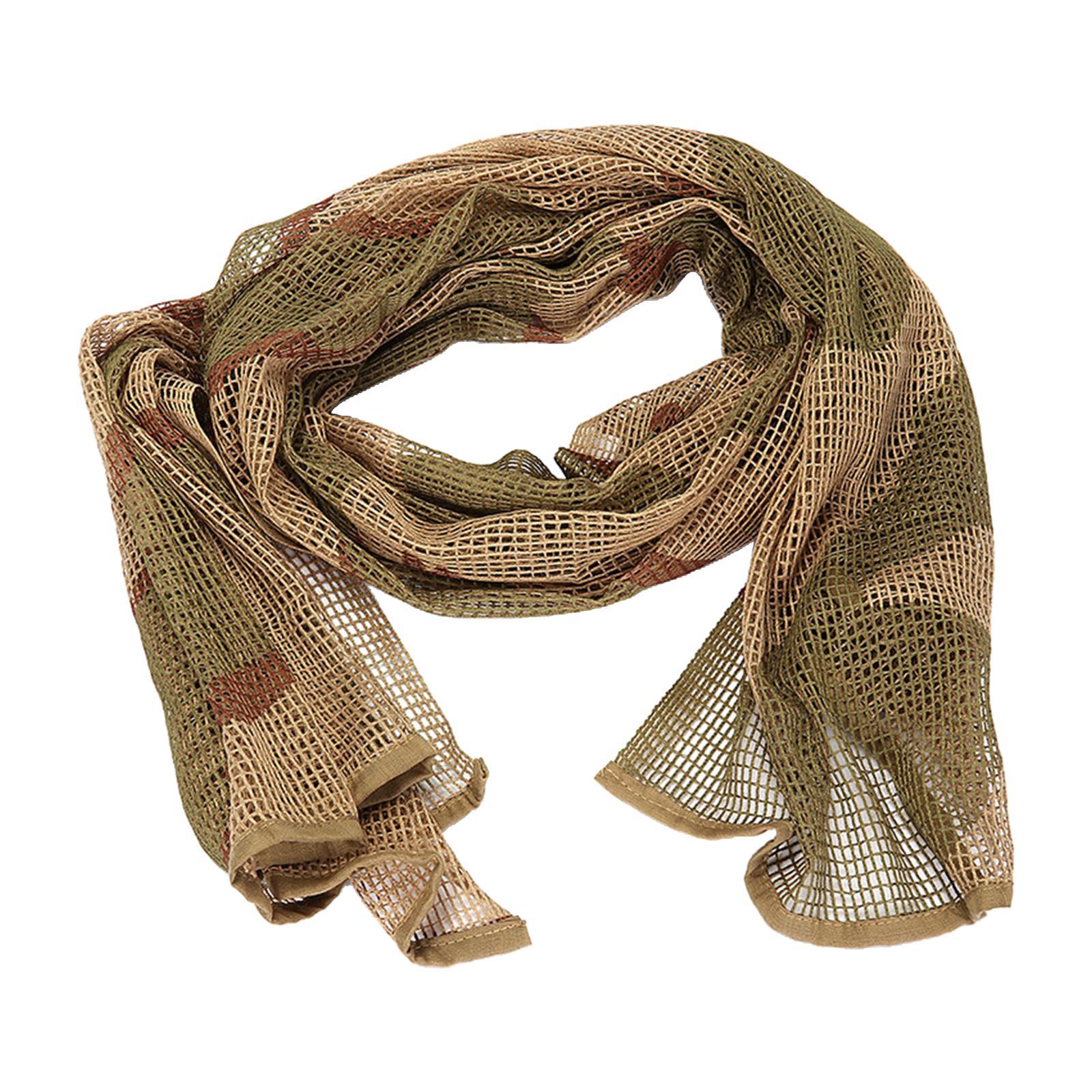 Camouflage Scarf Scarves Face Veil Mask Bandana Women Men for Hunting Outdoor Activities