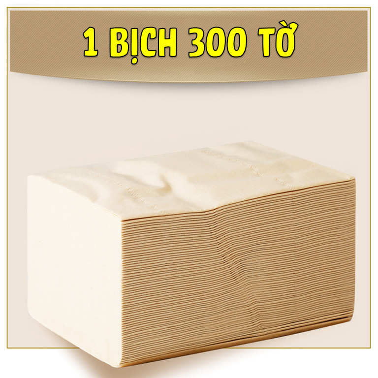 Giấy ăn gấu trúc SiPiao chính hãng [ 1 thùng 30 gói - 1 gói 300 tờ