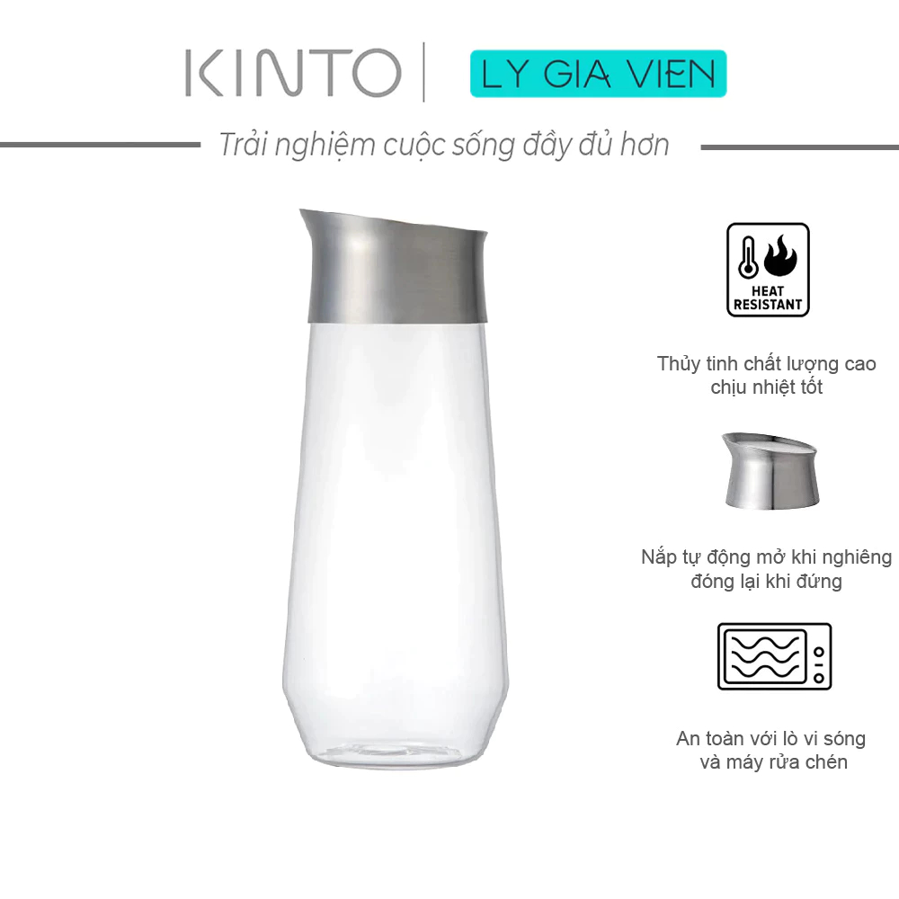 Bình Nước Tự Rót Kinto Luce Water Carafe 1L