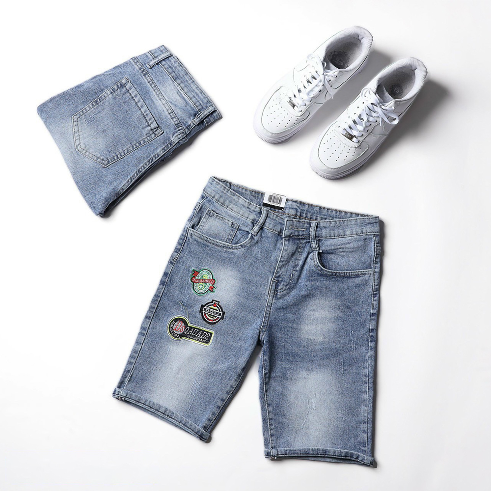 Quần Short Jean Nam co dãn kiểu dáng trẻ trung đơn giản Thương Hiệu Chandi, quần sọt mẫu mới xu hướng MS303
