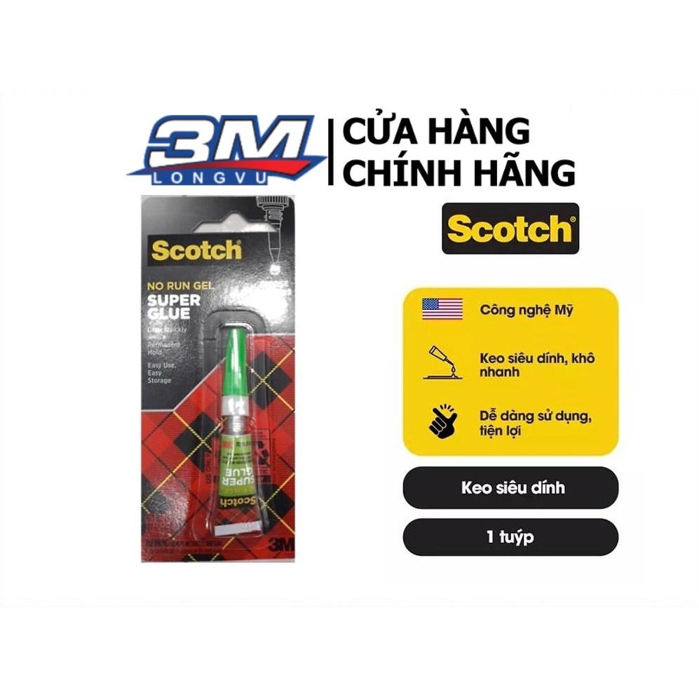 Keo Dán Giày Dán Nhựa Dán Gỗ Dán Đa Năng Siêu Dính 3M Scotch AD113 2GRAM - 3M Long Vu