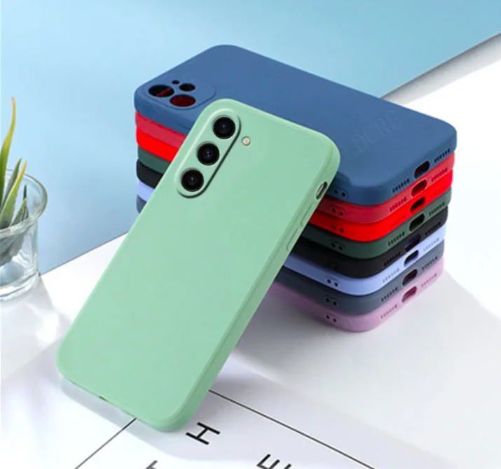 Ốp lưng silicon case cho Samsung Galaxy S24 Fe , S23 FE mỏng 0.3mm chống bám bẩn mặt lưng siêu mềm mịn, có gờ bảo vệ camera - Hàng chính hãng