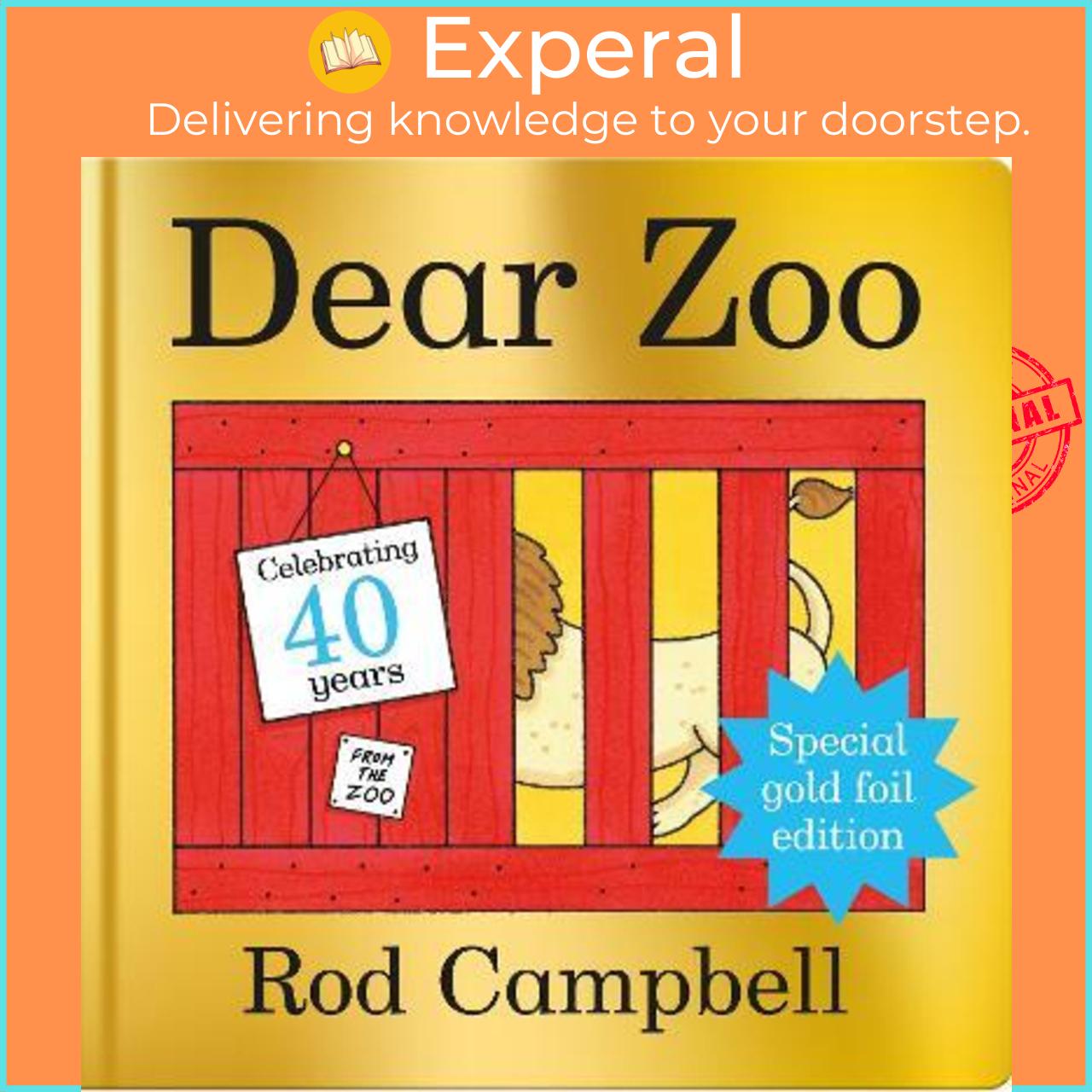 Sách - Dear Zoo : 40th Anniversary Edition by Rod Campbell (UK edition, paperback)