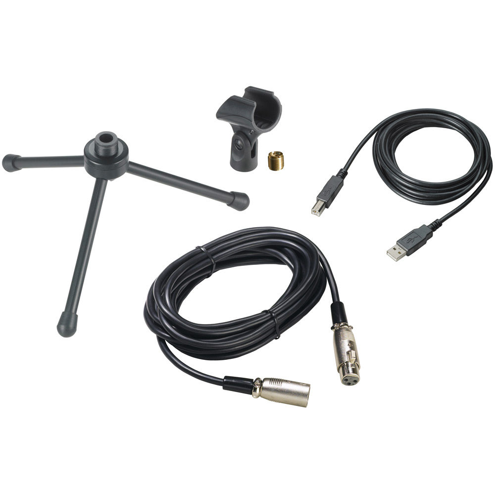 Micro Audio Technica AT2005USB - Hướng Thu Cardioid, Loại Dynamic, Kết Nối USB/XLR - Hàng Chính Hãng