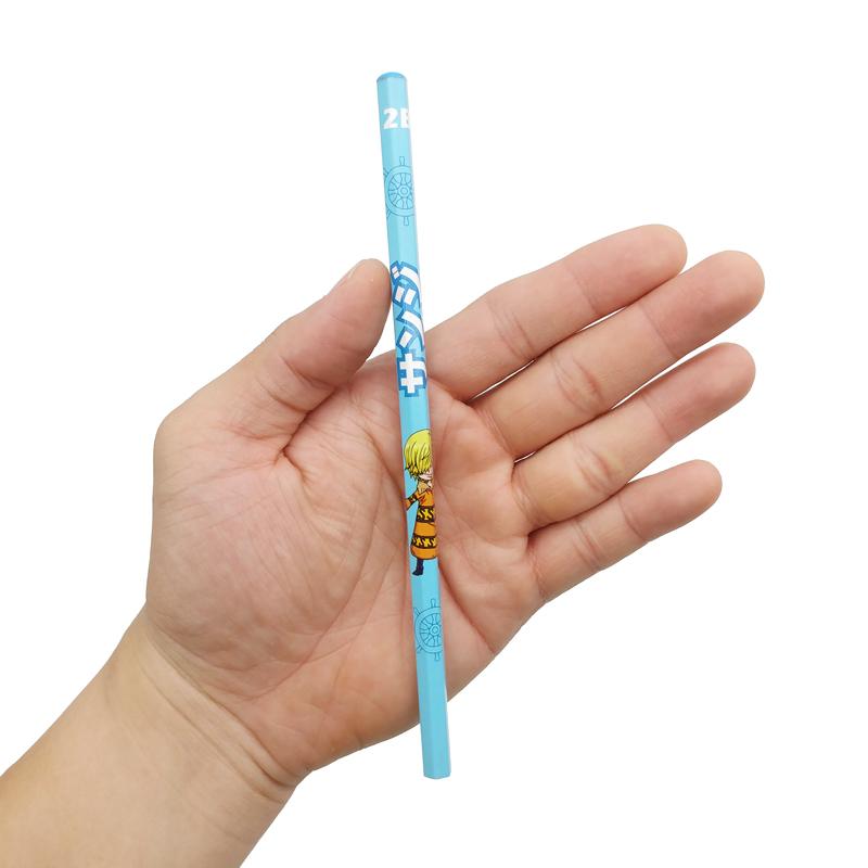 Bút Chì 2B One Piece - Deli EC023-2B - Mẫu 2 - Xanh Dương
