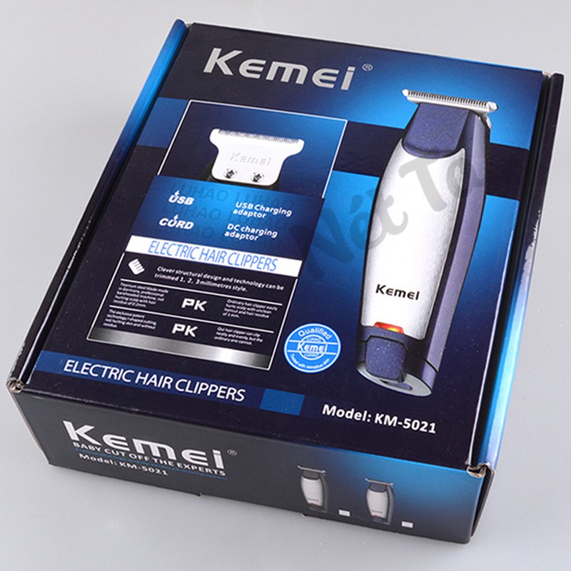Tông Đơ Cắt Tóc Cạo Viền, Máy Bấm Viền Kemei KM-5021