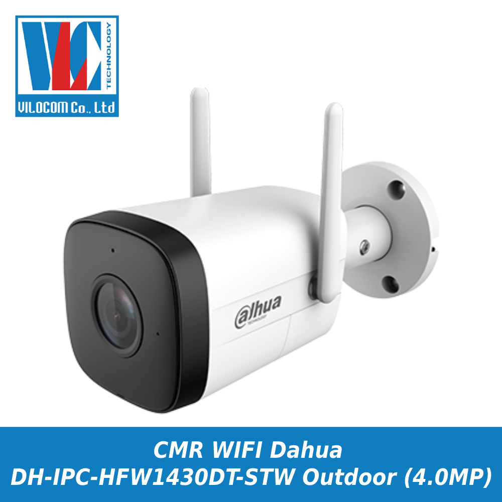 CMR WIFI Dahua DH-IPC-HFW1430DT-STW Outdoor (4.0MP) Hàng chính hãng