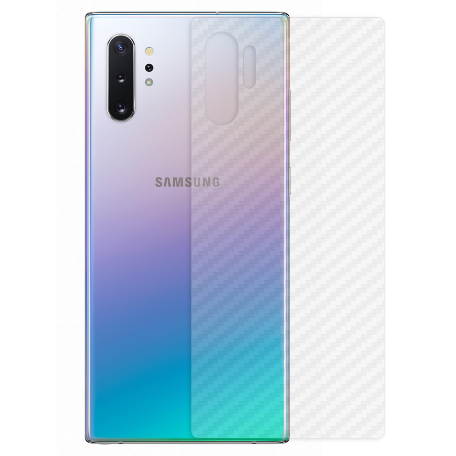 Miếng Dán Mặt Lưng Cacbon Dành Cho Samsung Galaxy Note 10 Plus- Handtown - Hàng Chính Hãng