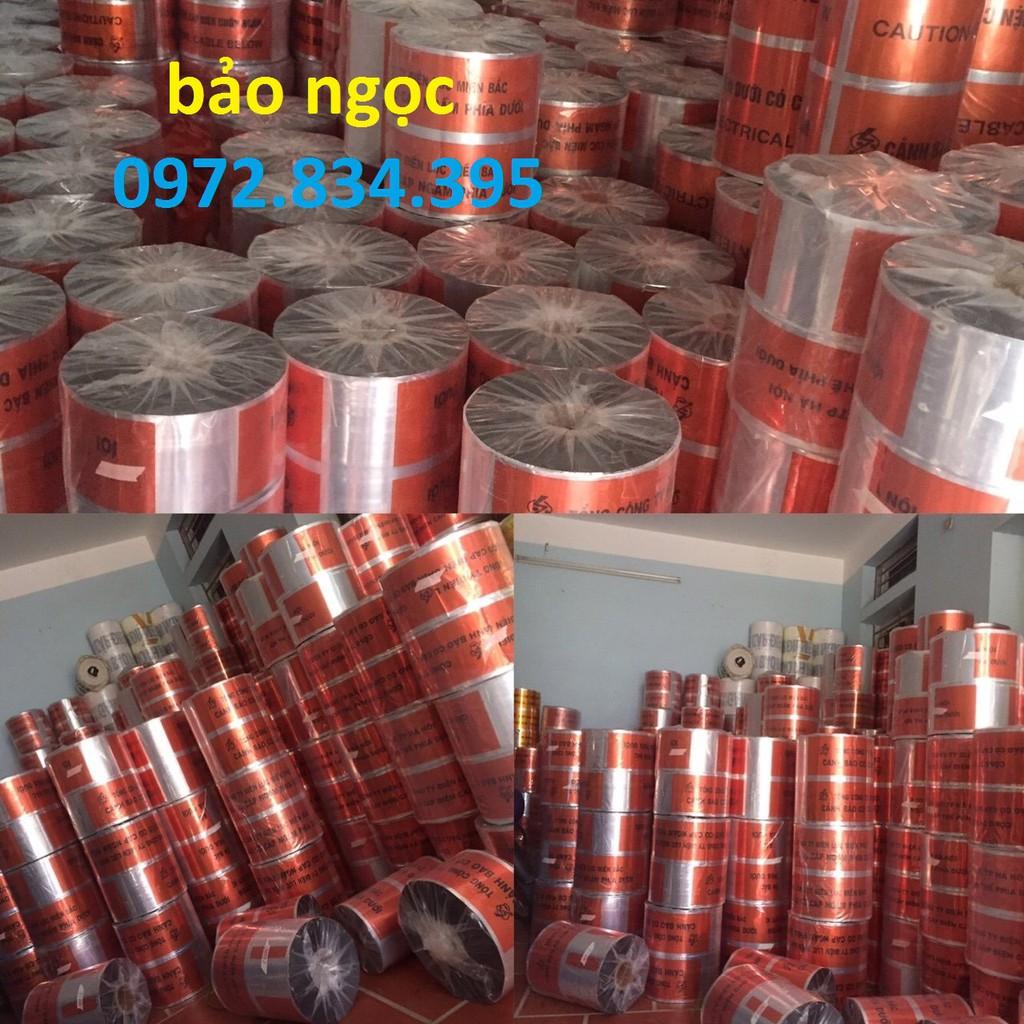 BĂNG CẢNH BÁO CÁP NGẦM ĐIỆN LỰC RỘNG 30CM DÀI 500MET