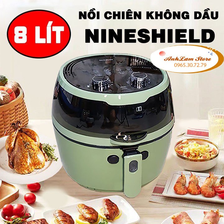 Nồi chiên không dầu 8 lít thế hệ mới