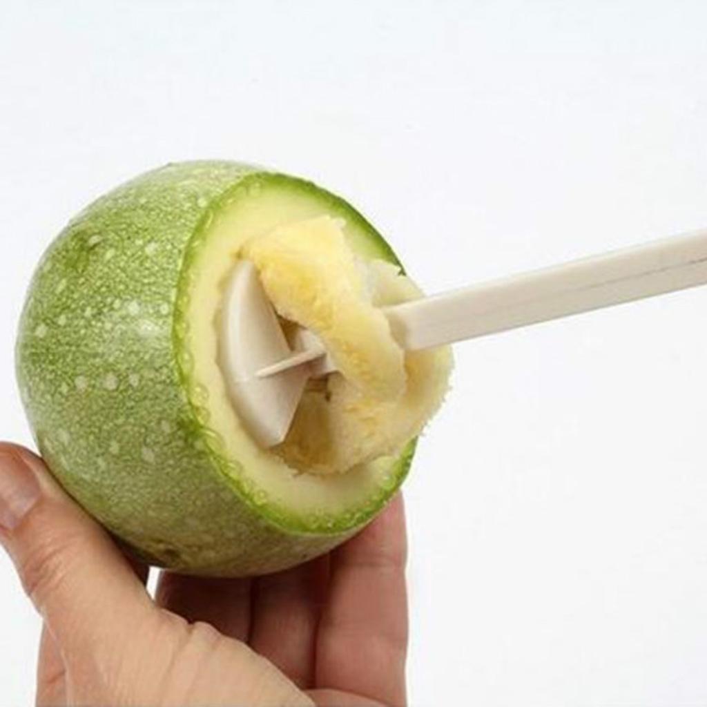 2X Portable Fruit Vegetable Spiral Cutter Corer Core Separator Spiral Digging