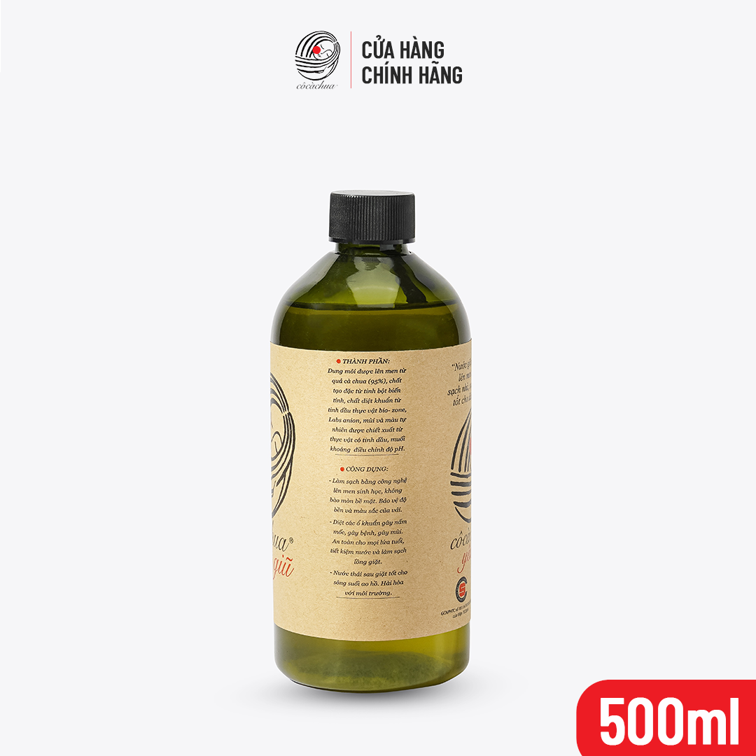 Nước Giặt Quần Áo Cô Cà Chua Yêu Nước 500ml