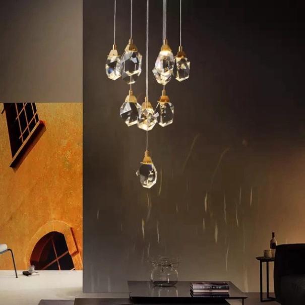 Đèn thả thông tầng,quả đèn thả phale, đèn trần phale trang trí, đèn thông tầng, đèn trang trí, đèn decor HTK027 DT HQ