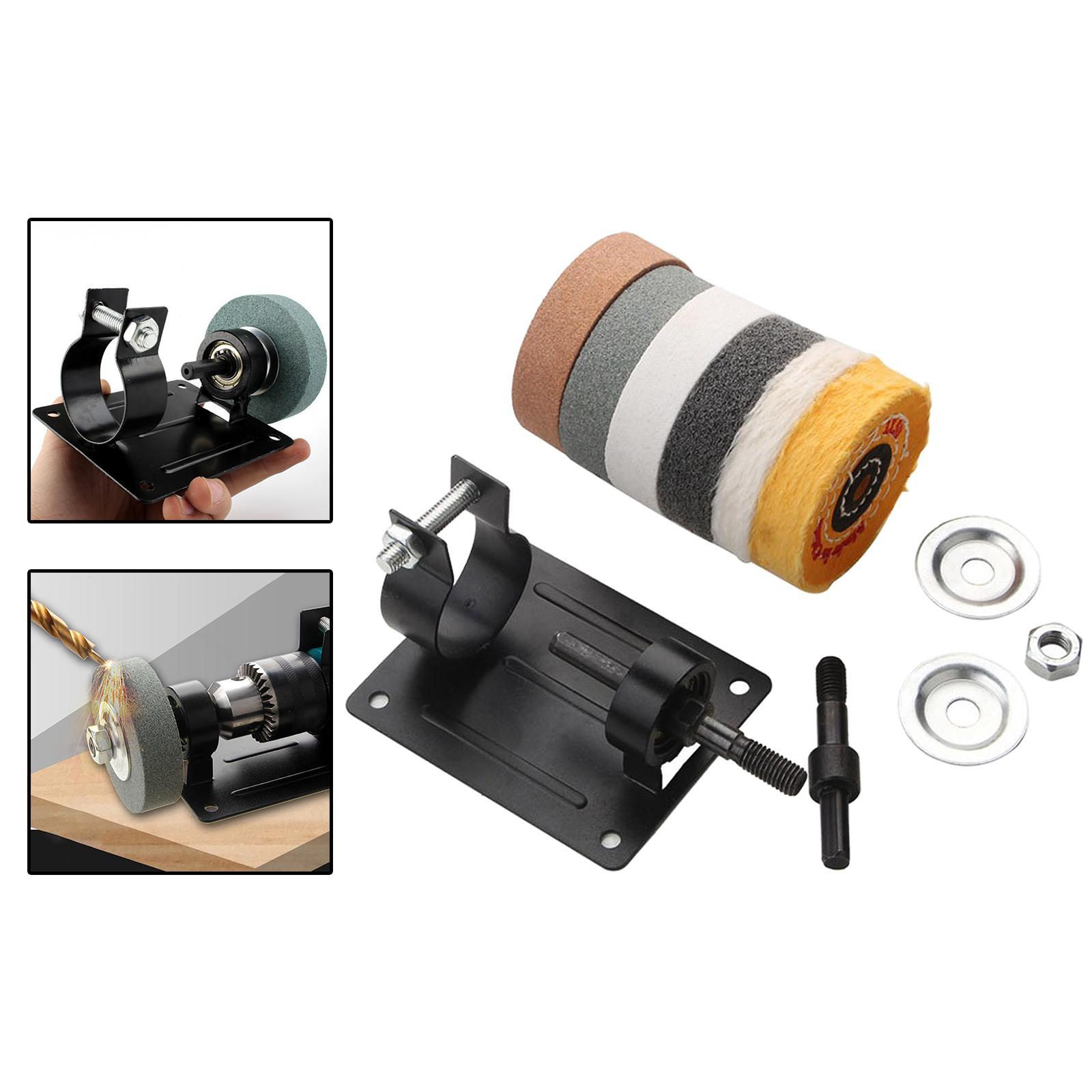 7 Pieces 10mm Electric Drill Cutting Seat Conversion Variable for Grinder