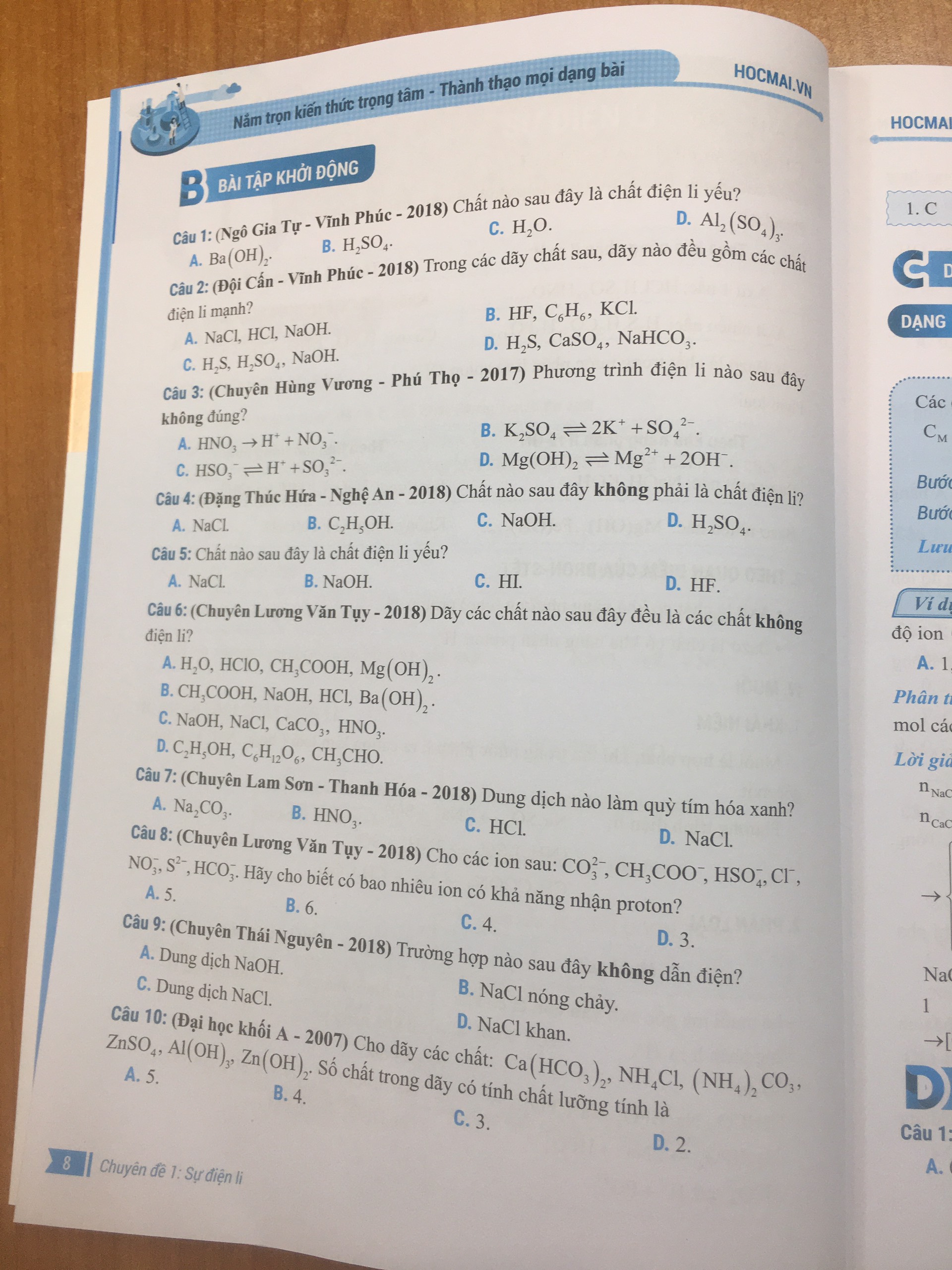 Sách Bứt phá 9+ Môn Hóa học lớp 11( Update Mới Nhất )