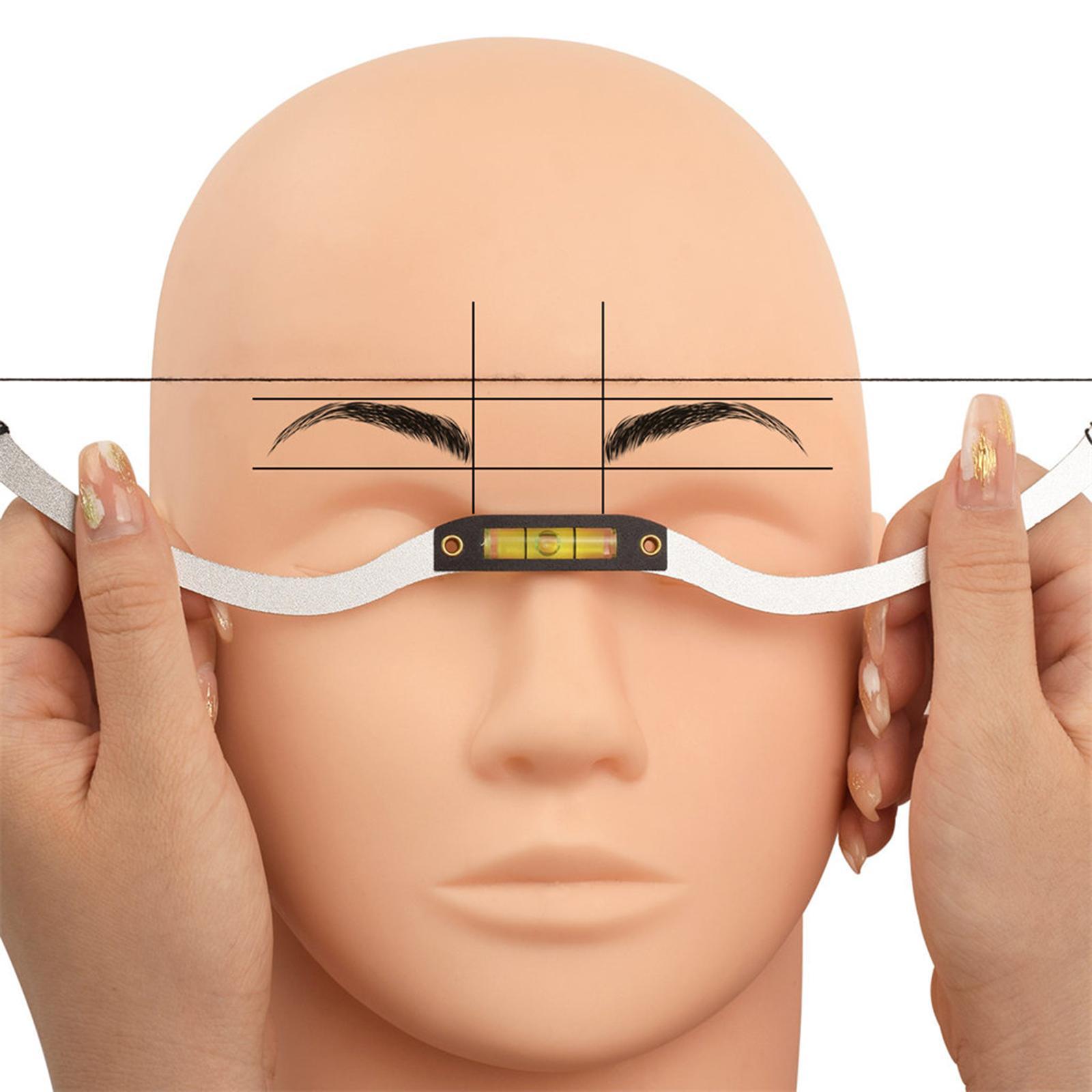 Eyebrow Ruler Positioning Tool Reusable Professional Shaper for Drawing Line
