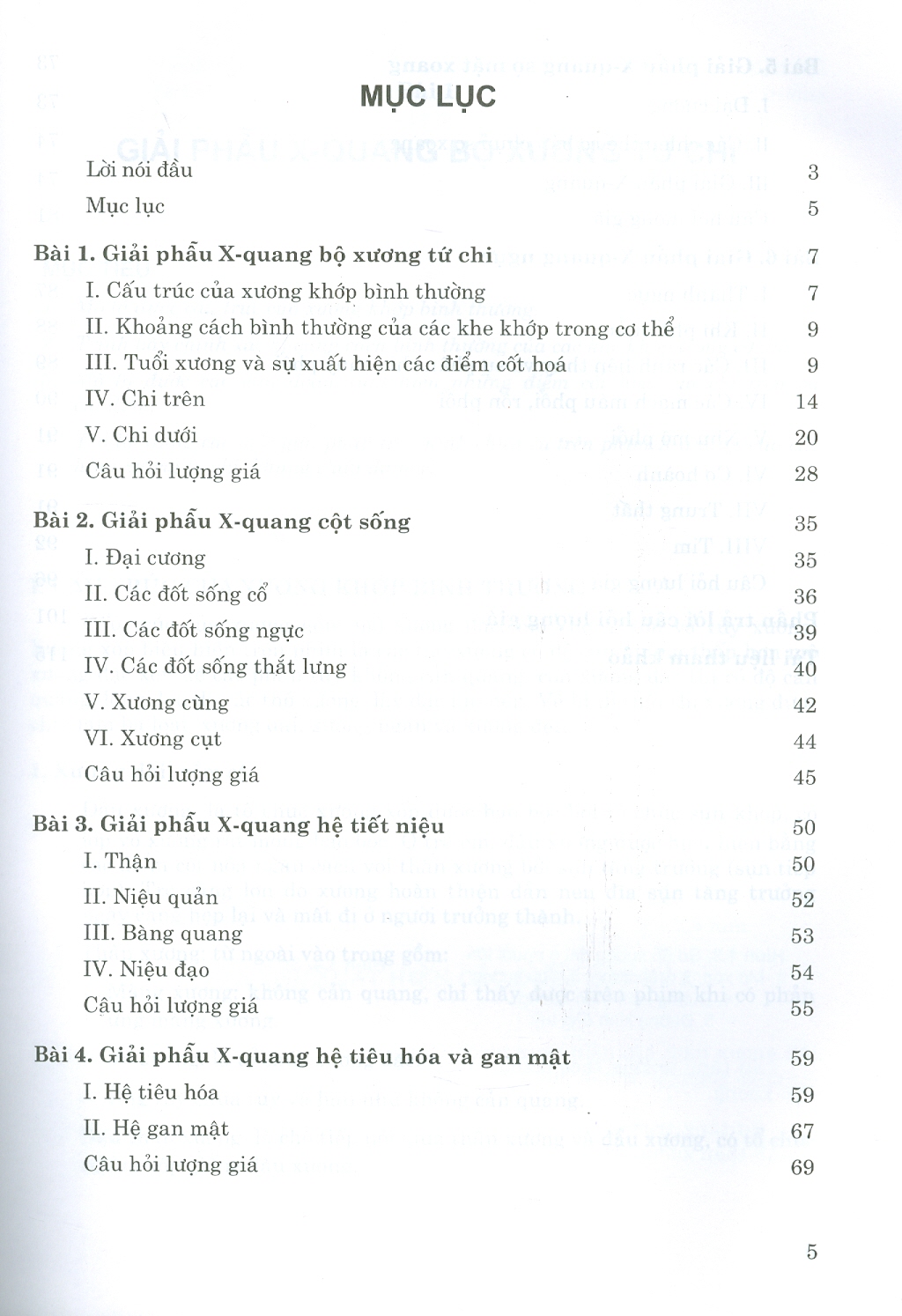 GIẢI PHẪU X-QUANG - Sách Đào Tạo Cử Nhân Kỹ Thuật Y Học (Chuyên ngành kỹ thuật hình ảnh)