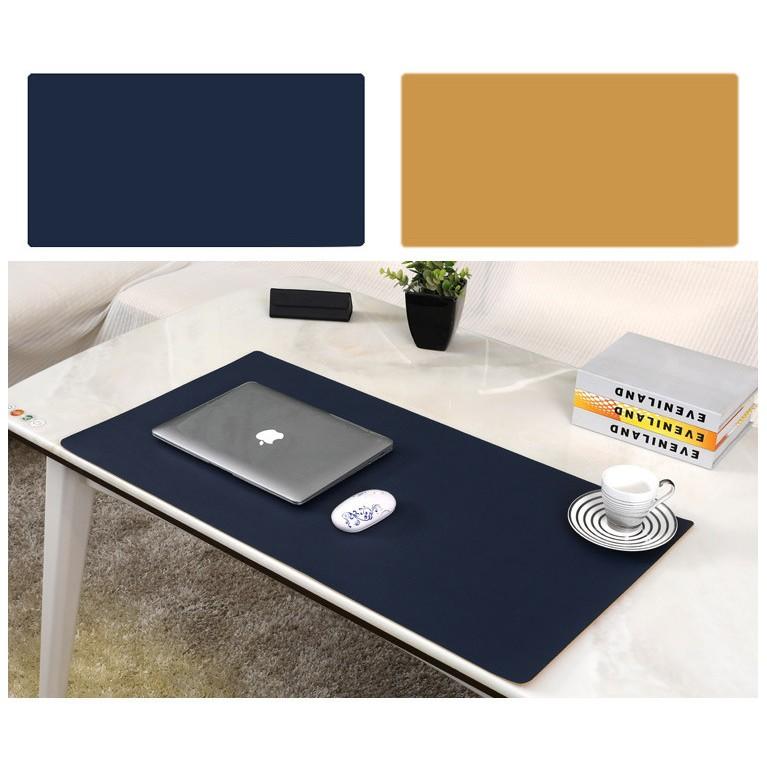 Miếng Lót Bàn Làm Việc DeskPad Da Size Lớn 120x60, 120x50, 100x50...Kiêm Thảm Bàn Di Chuột Cỡ Lớn