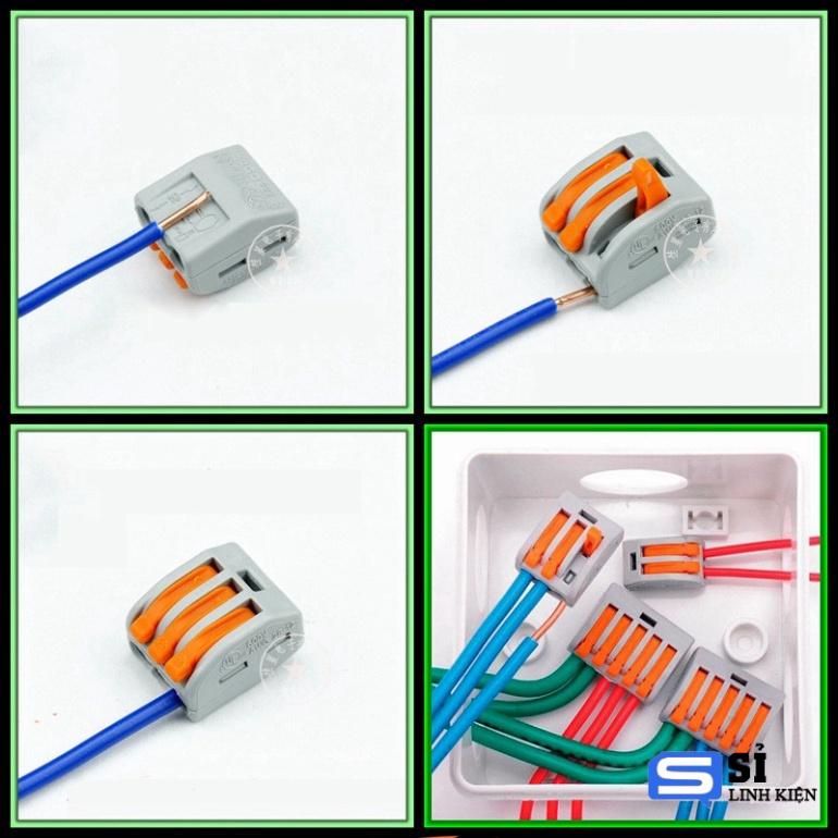 Combo 10 cút nối dây điện KV774 2 cổng
