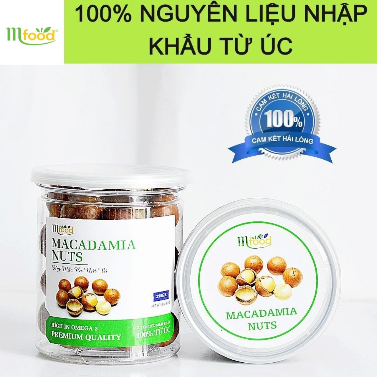 Hạt Mắc Ca Úc Hủ 250G Mfood