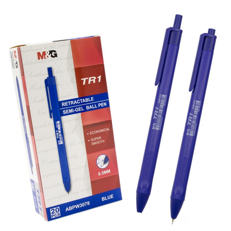 Combo 5 Bút bi TR1 M&G ABPW3078 nét 0.5mm