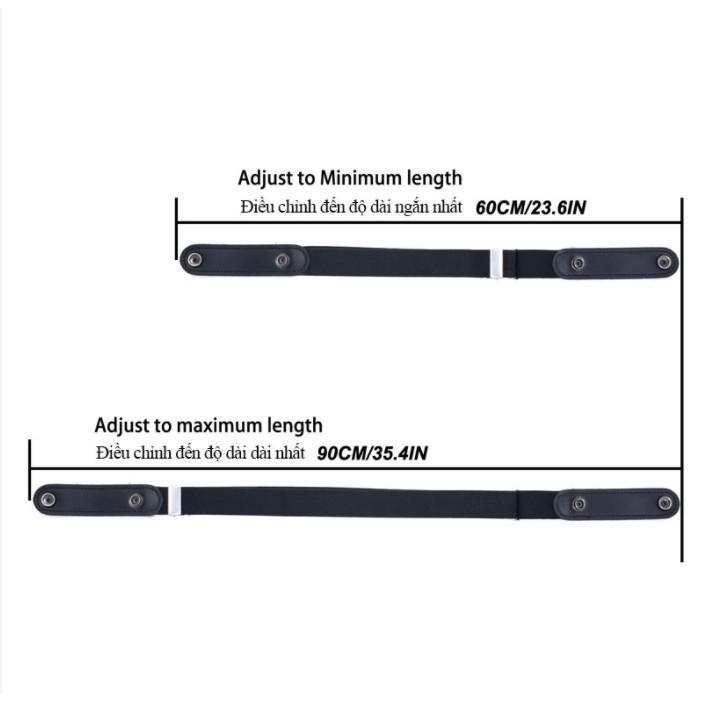 Thắt lưng điều chỉnh tự do unisex