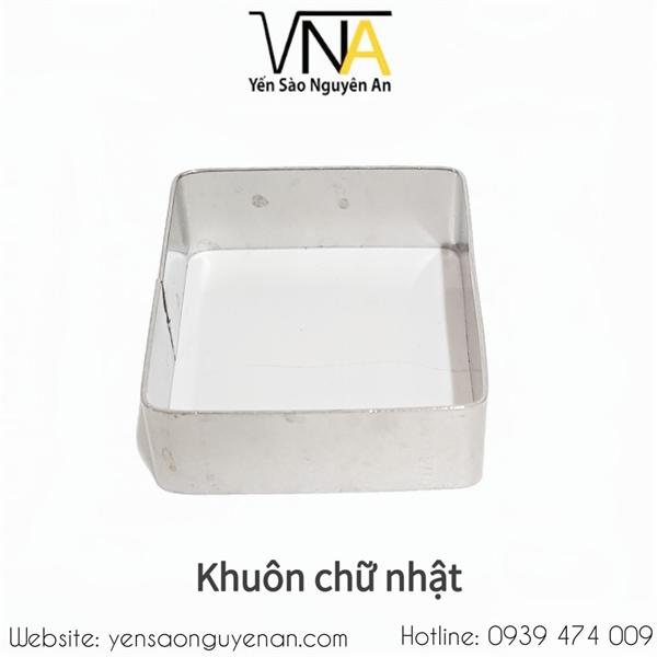 khuôn hình chữ nhật inox 304(5g)