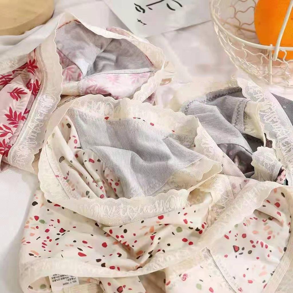 Quần lót su lụa mát cạp vừa cao cấp co dãn 4 chiều 8133