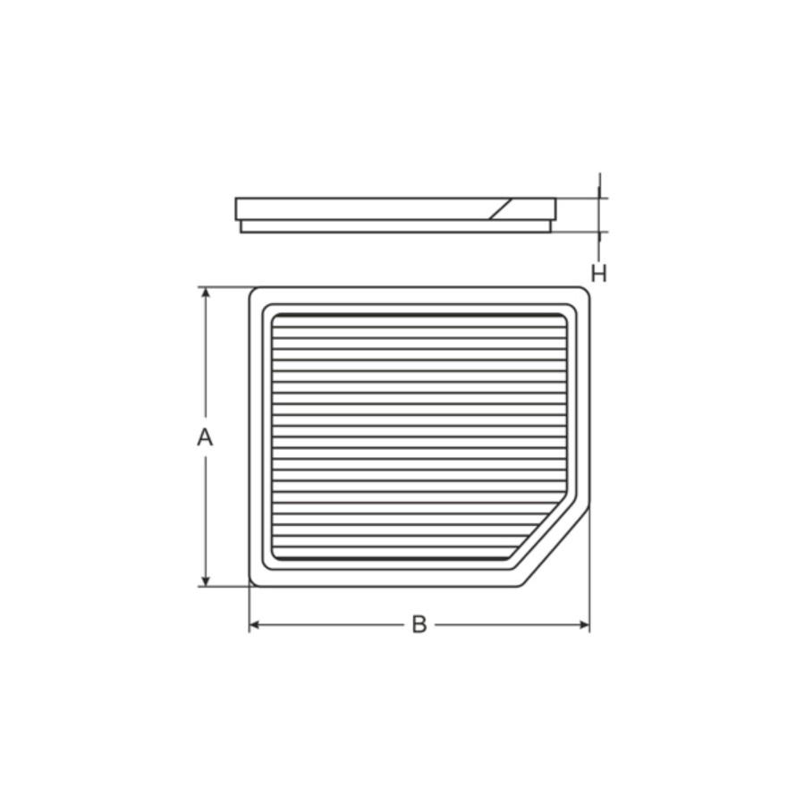 Lọc gió cabin (điều hòa) có than hoạt tính dành cho xe Audi Q3, VW Beetle, CC, Scirocco