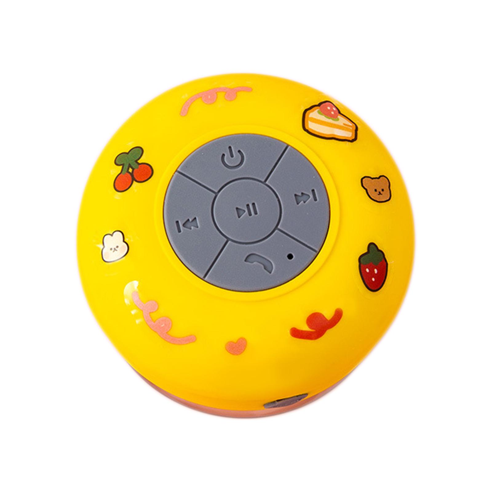 Portable Waterproof Wireless Bluetooth Bathroom Shower Speaker White