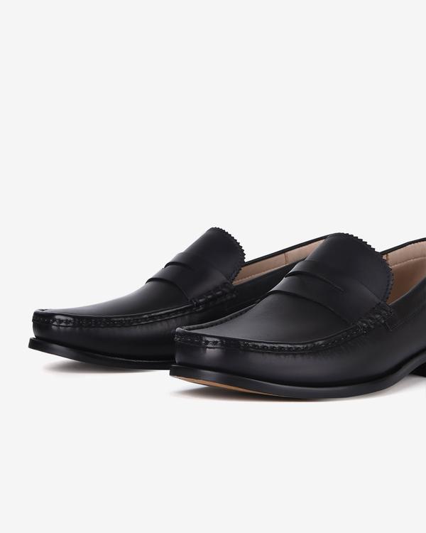 Giày lười nam Đông Hải thiết kế Penny Loafer da bò cao cấp  đế cao su cao 3cm dễ di chuyển - G0614