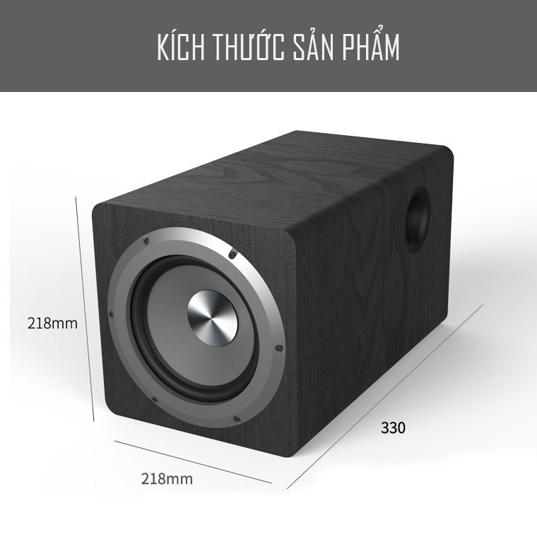 ROGTZ Loa Subwoofer Điện 100W Siêu Trầm SU650D Cao Cấp - Hàng Nhập Khẩu