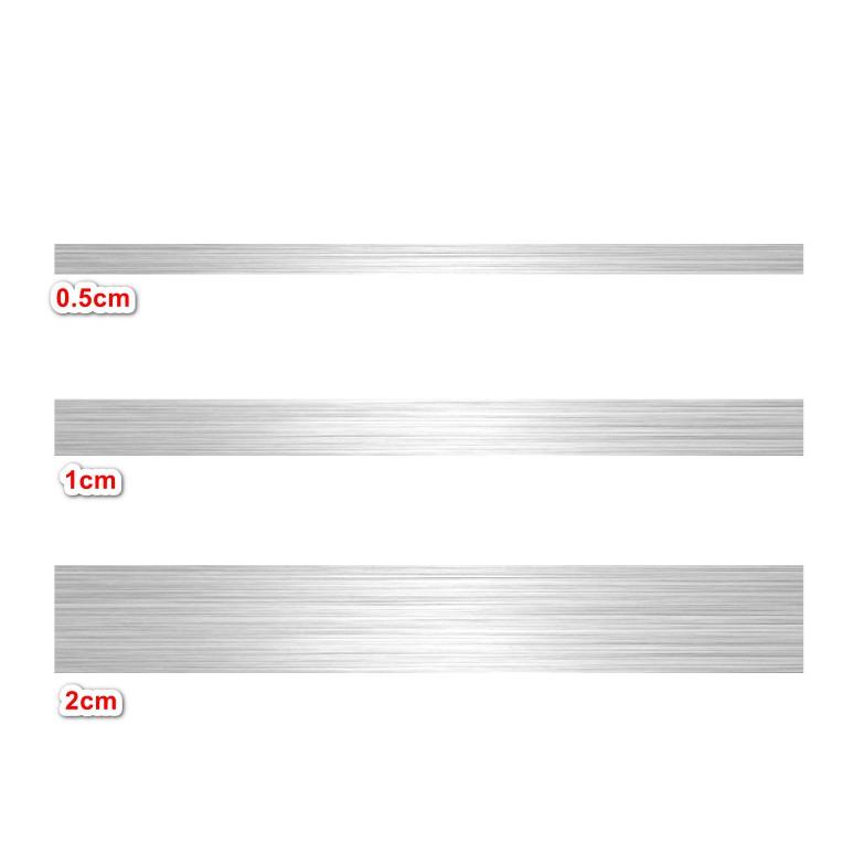 Cuộn chỉ dán viền trang trí MÀU BẠC