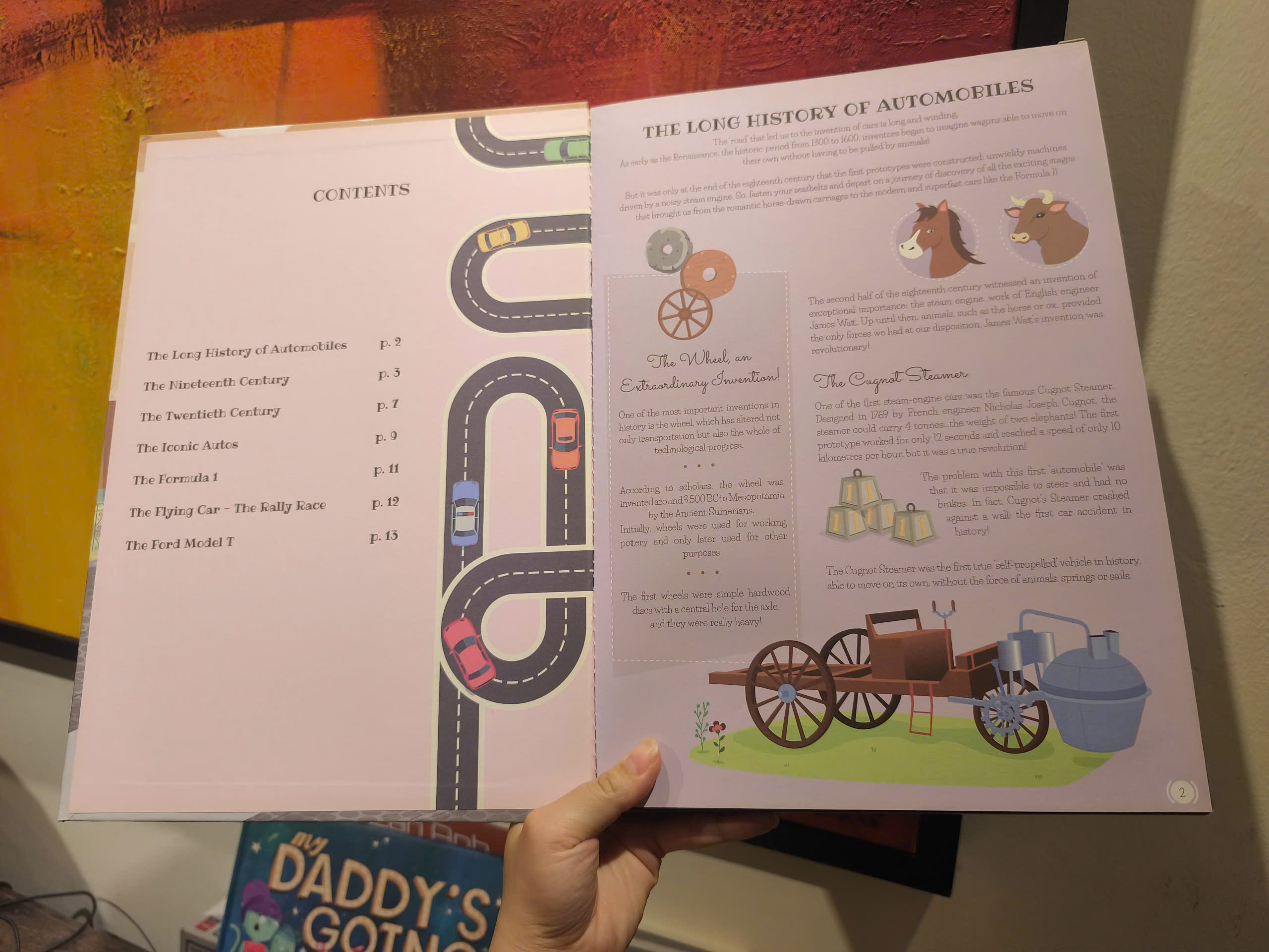 Sách - Build an Automobile by Valentina Manuzzato - Book and 3D Model in English - Lắp ghép mô hình Ô tô tiếng Anh