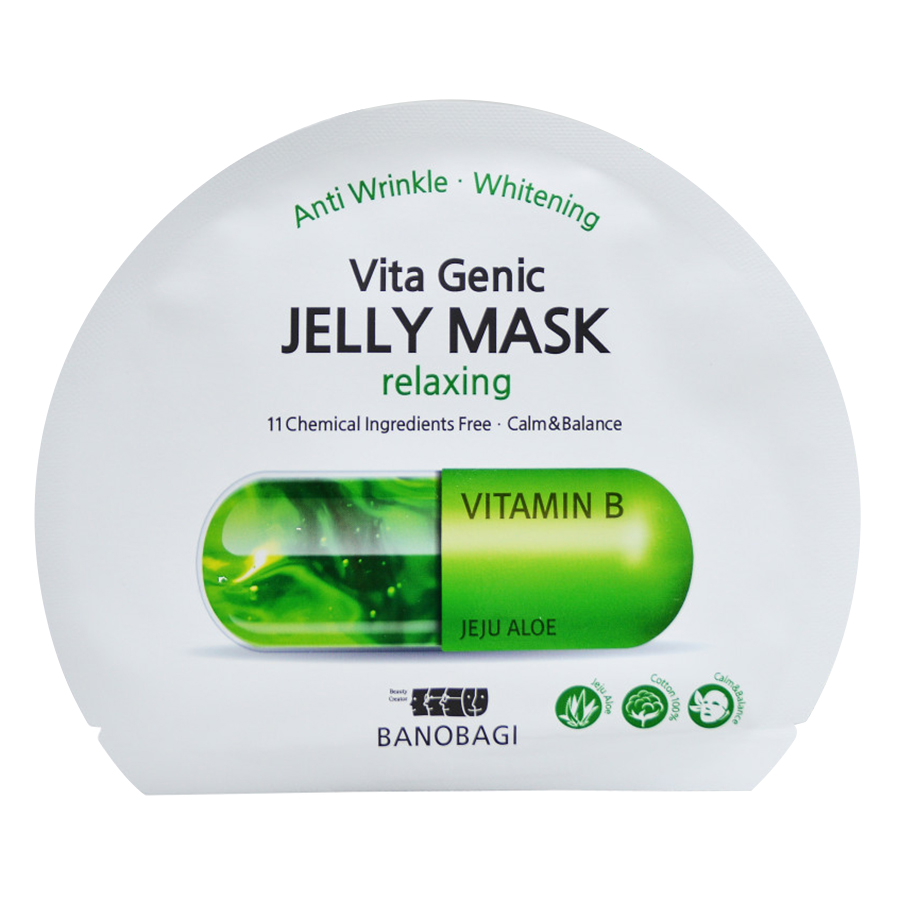 Mặt Nạ Banobagi Vita Genic Jelly Mask Relaxing MM44 (1 Hộp/ 10 Miếng)