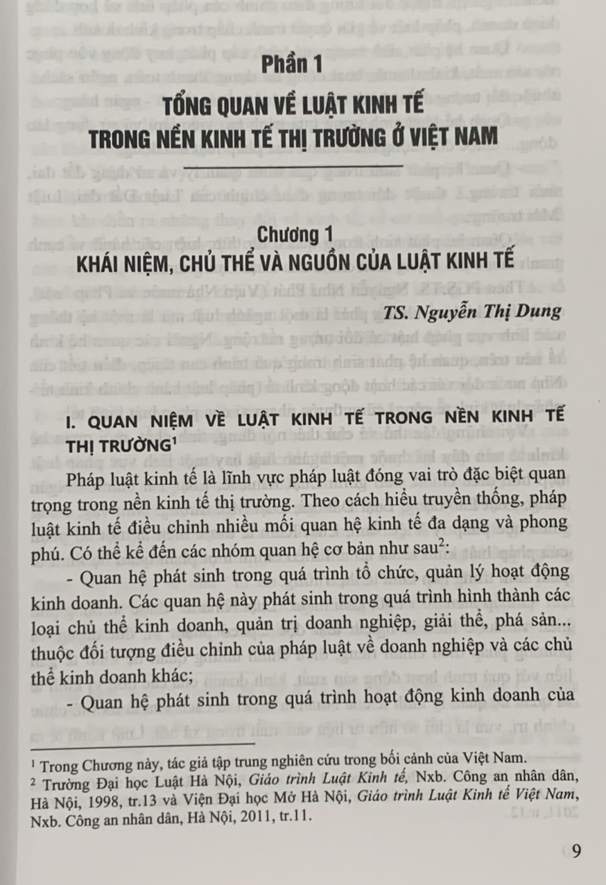 Luật kinh tế chuyên khảo