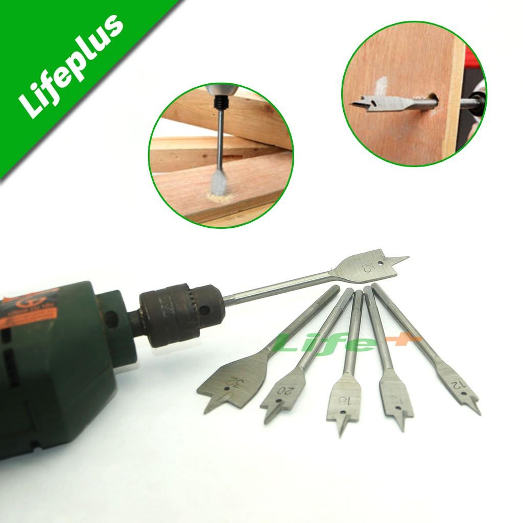 Bộ 6 mũi khoan đuôi cá 12-32mm