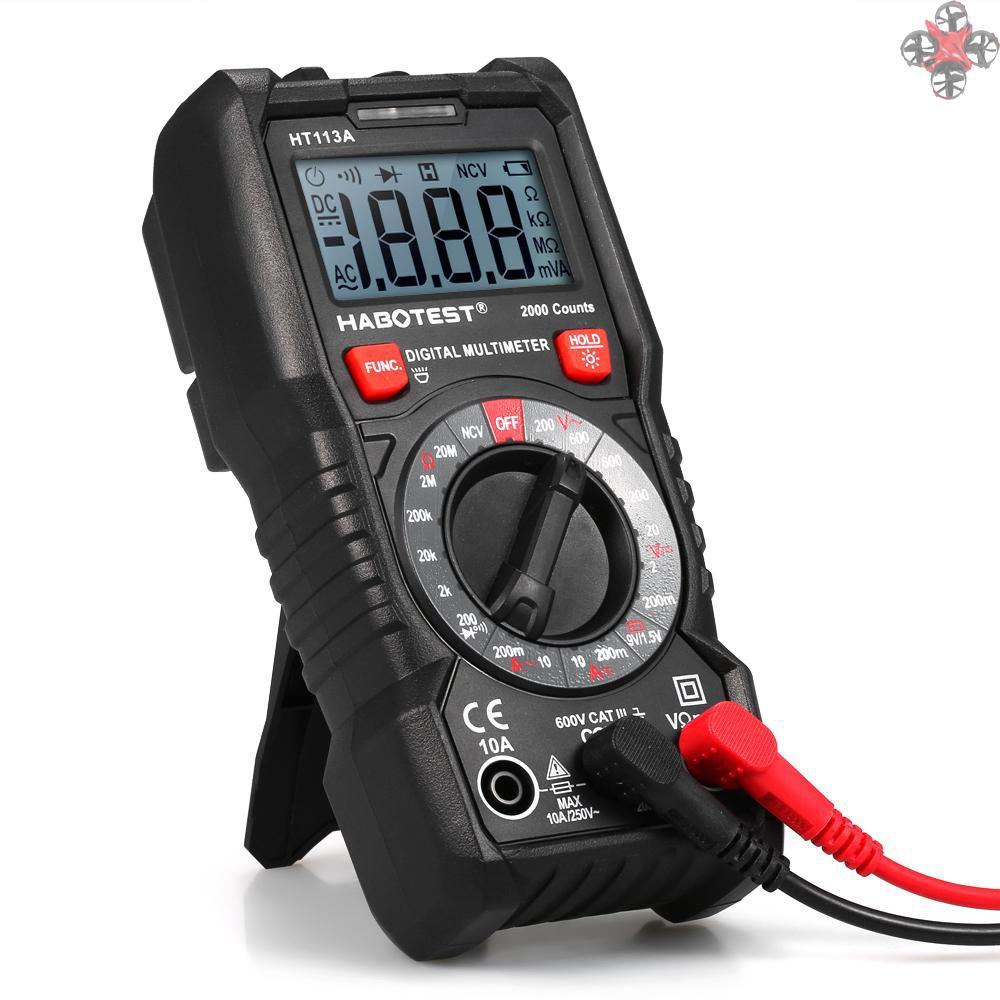 DC Đồng Hồ Đo Vạn Năng Kỹ Thuật Số Habotest 2000 Counts